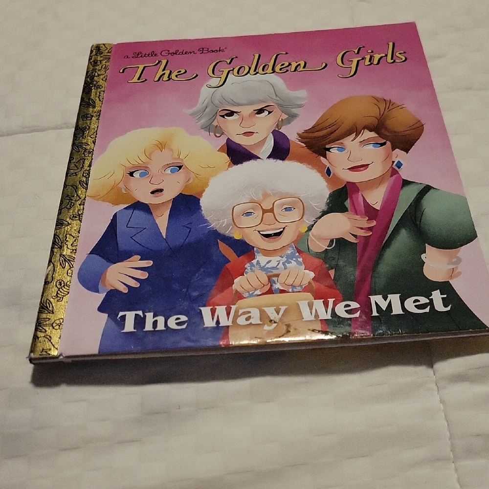 The Golden Girls The Way We Met Coffee Table Book - Pink and Gold